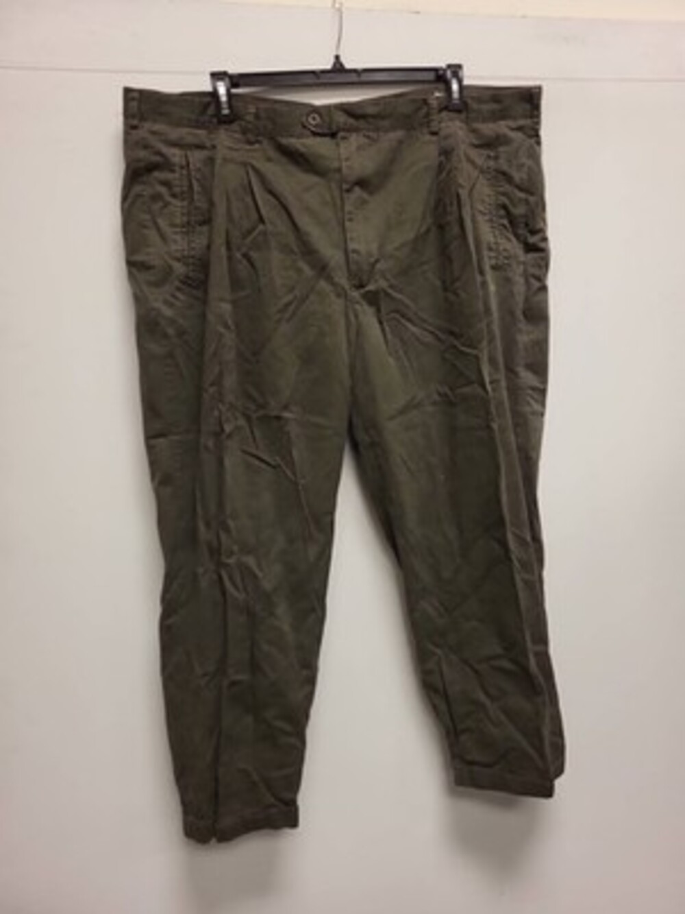 Bert Pulitzer Collector Edition Olive Cotton Pants Mens Size 50x30 Trousers